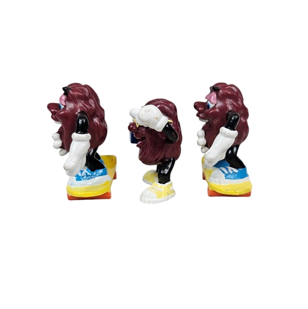 Vintage Calras 80s California Raisins Skateboard PVC Figurines Lot of 3 S1 - Picture 2 of 7